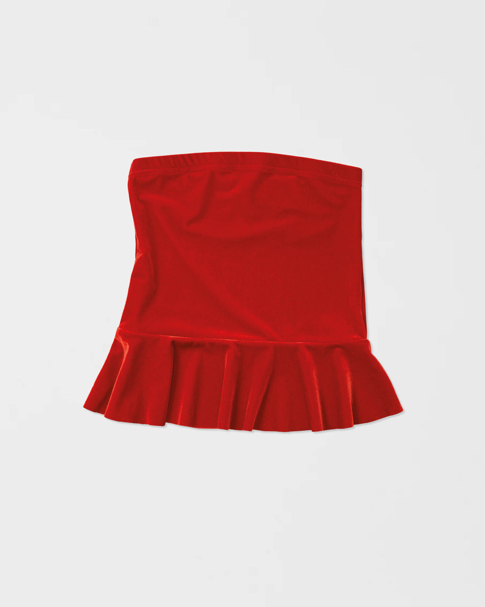 Volant Tube Top