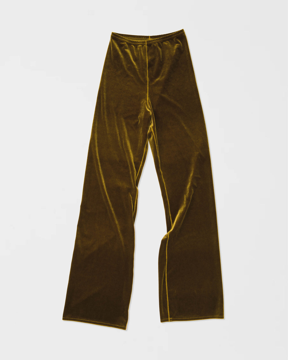 Pantalon large en velours