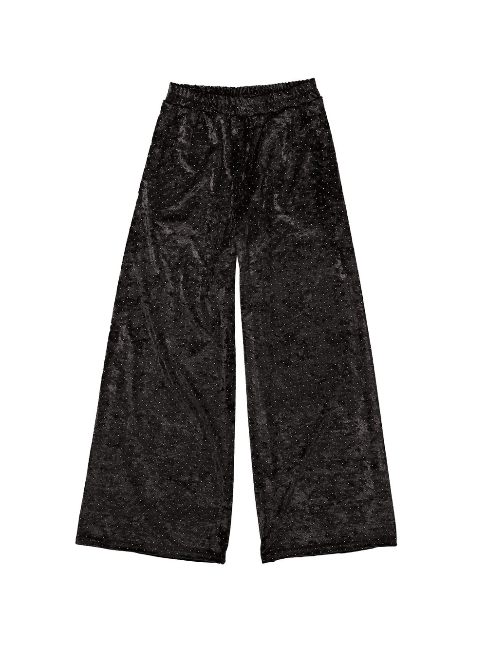 Stud Velvet Pocket Pants