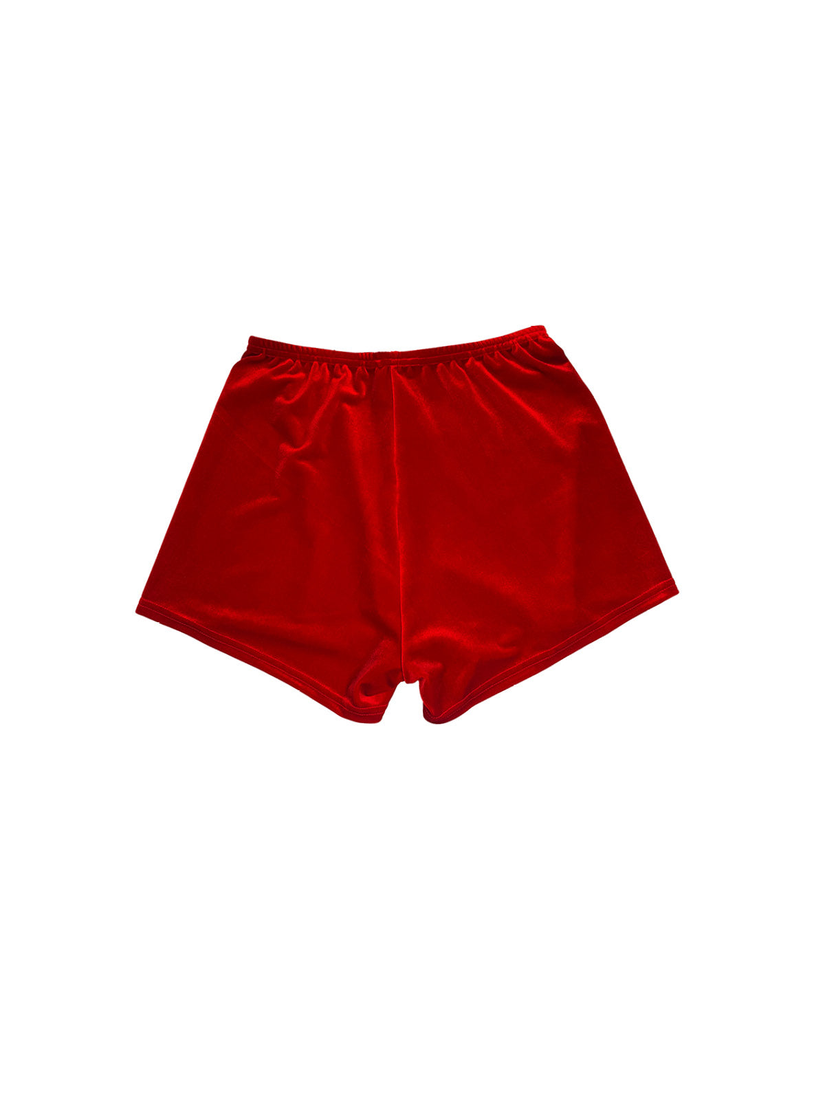 ベルベットトップステッチホットパンツ