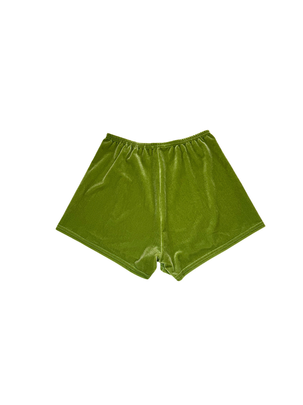 ベルベットトップステッチホットパンツ