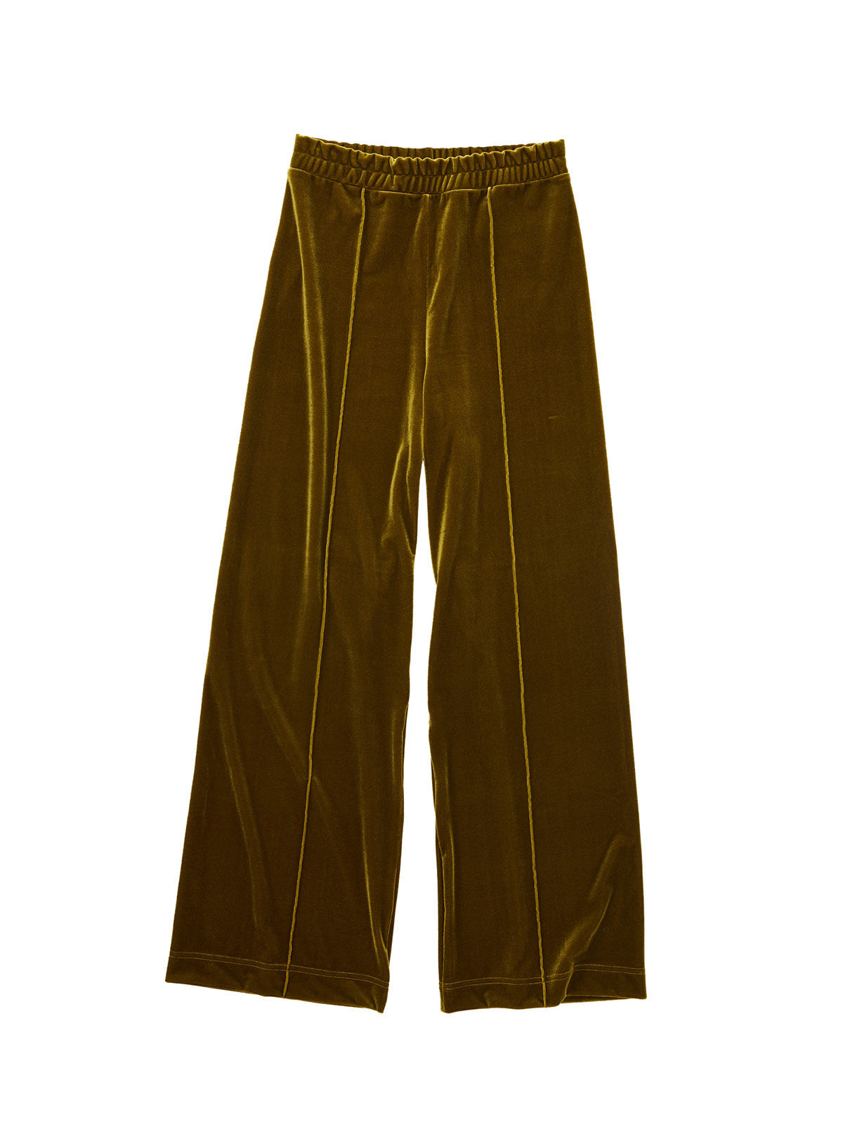 Velvet Top Stitched Pants