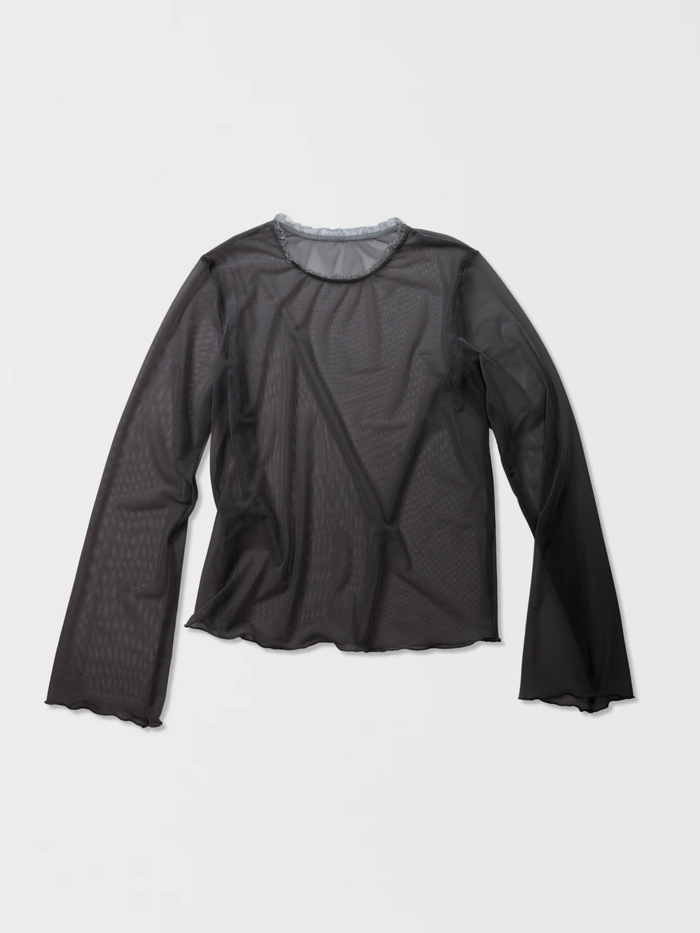 Mesh Frill LS