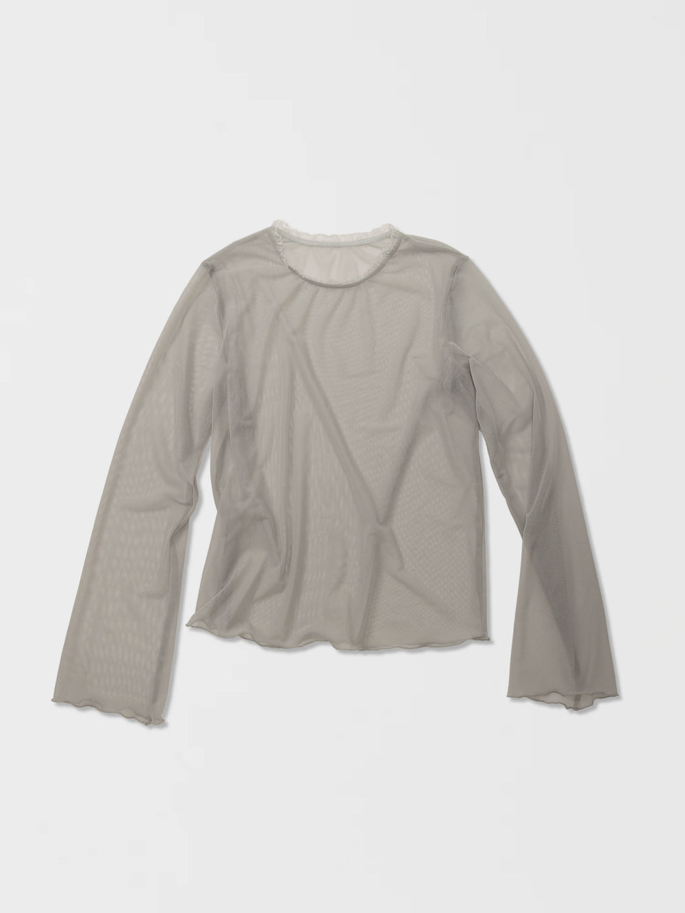 Mesh Frill LS