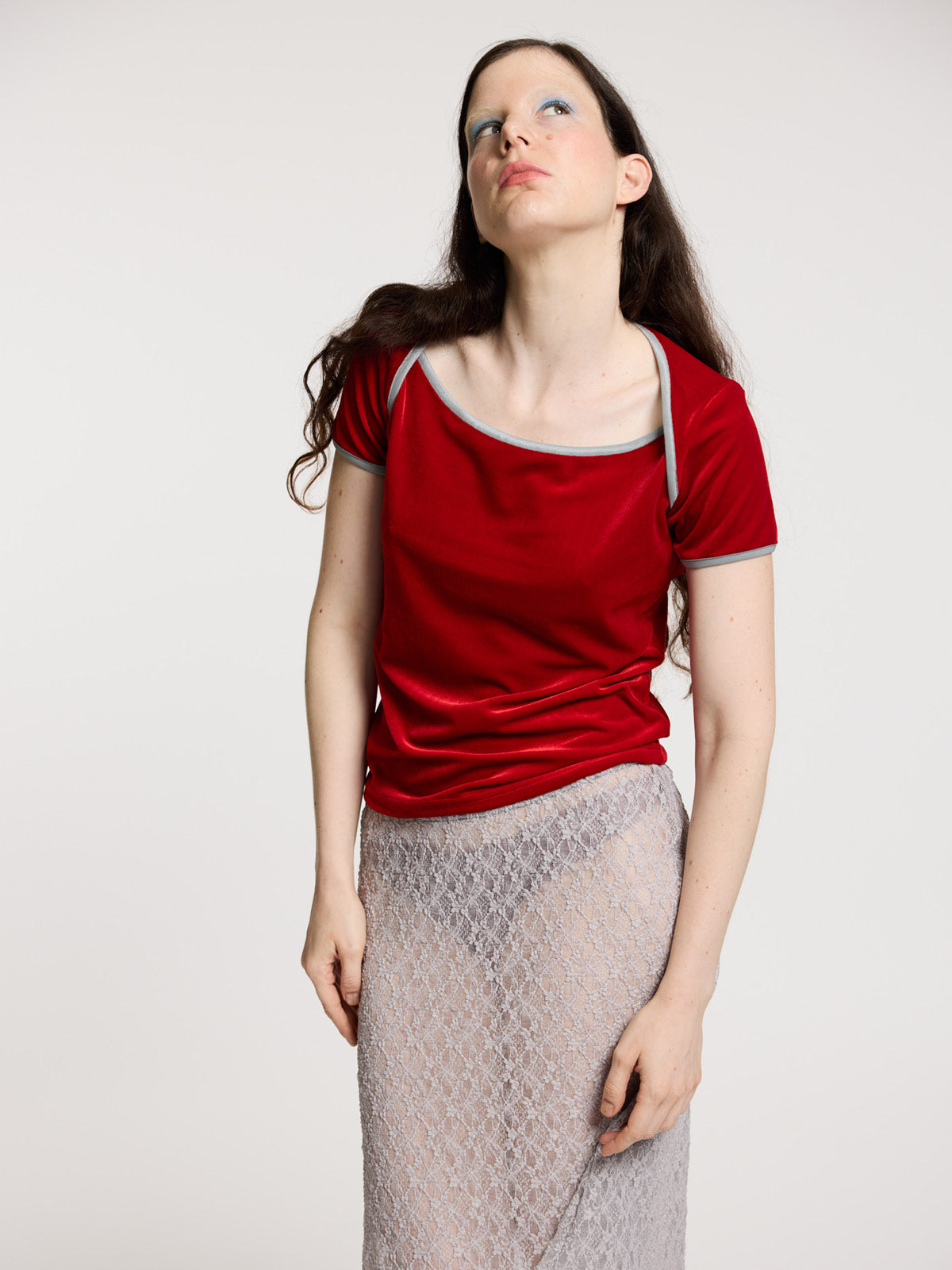 ベルベットタンブルTシャツ