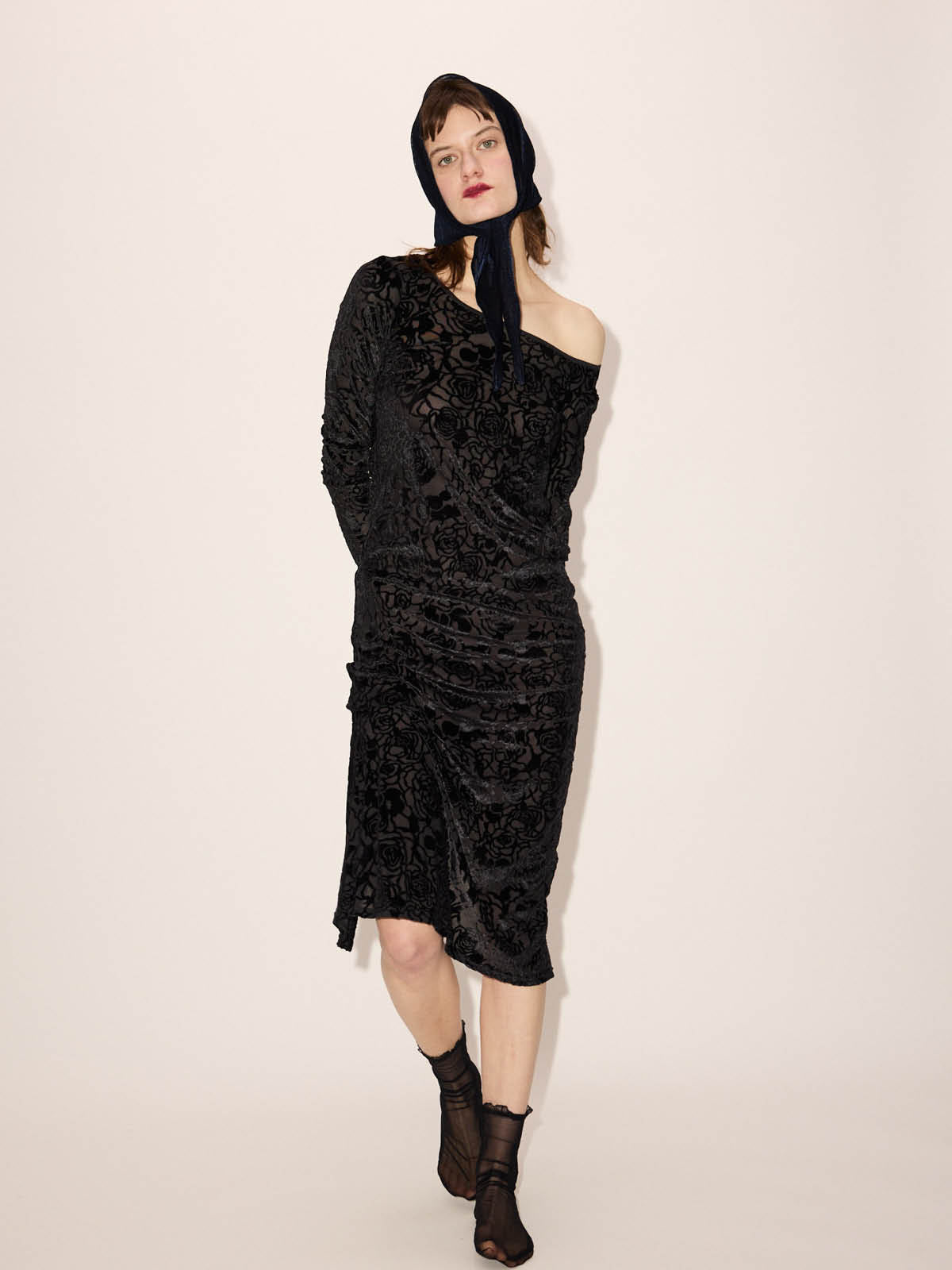 Velvet Rose Devoré Dress