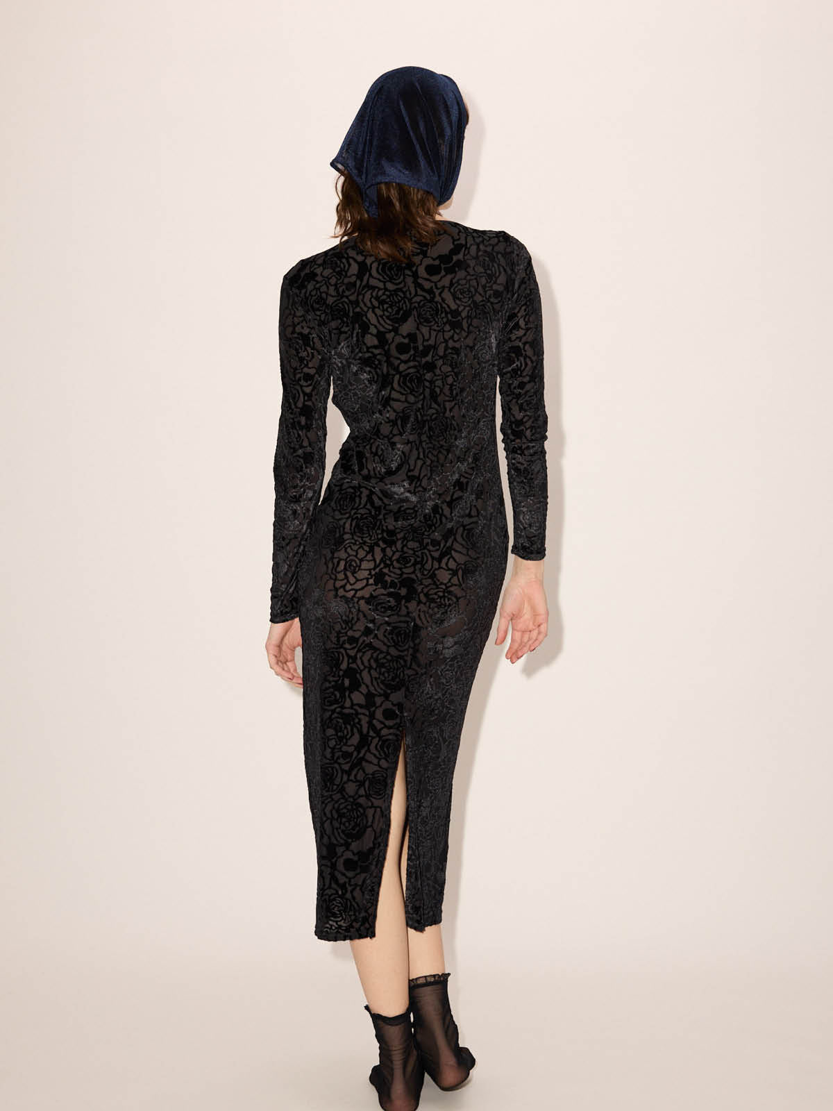 Velvet Rose Devoré Dress