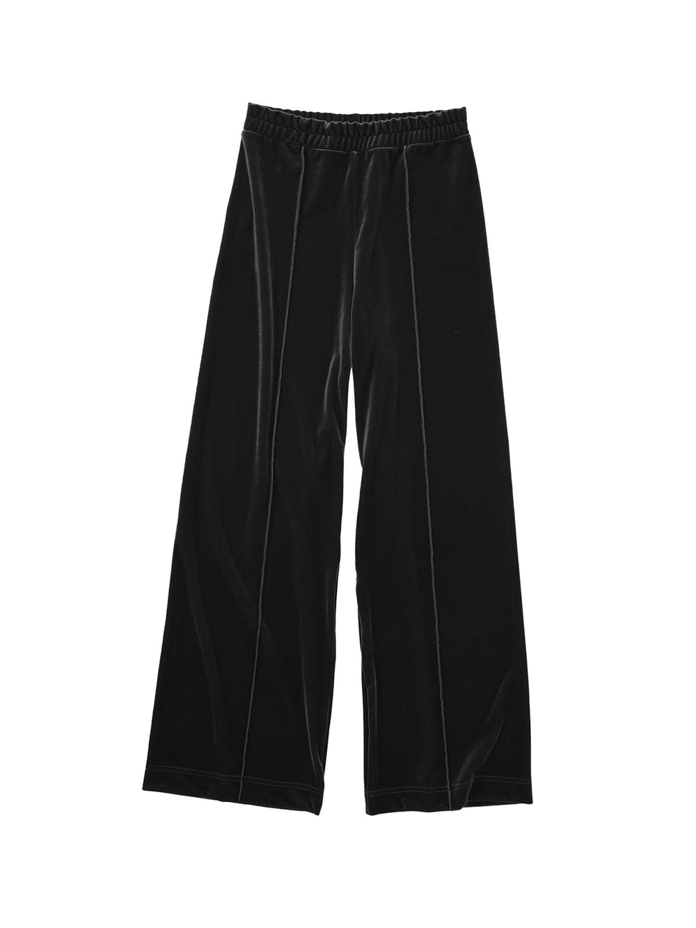 Velvet Top Stitched Pants