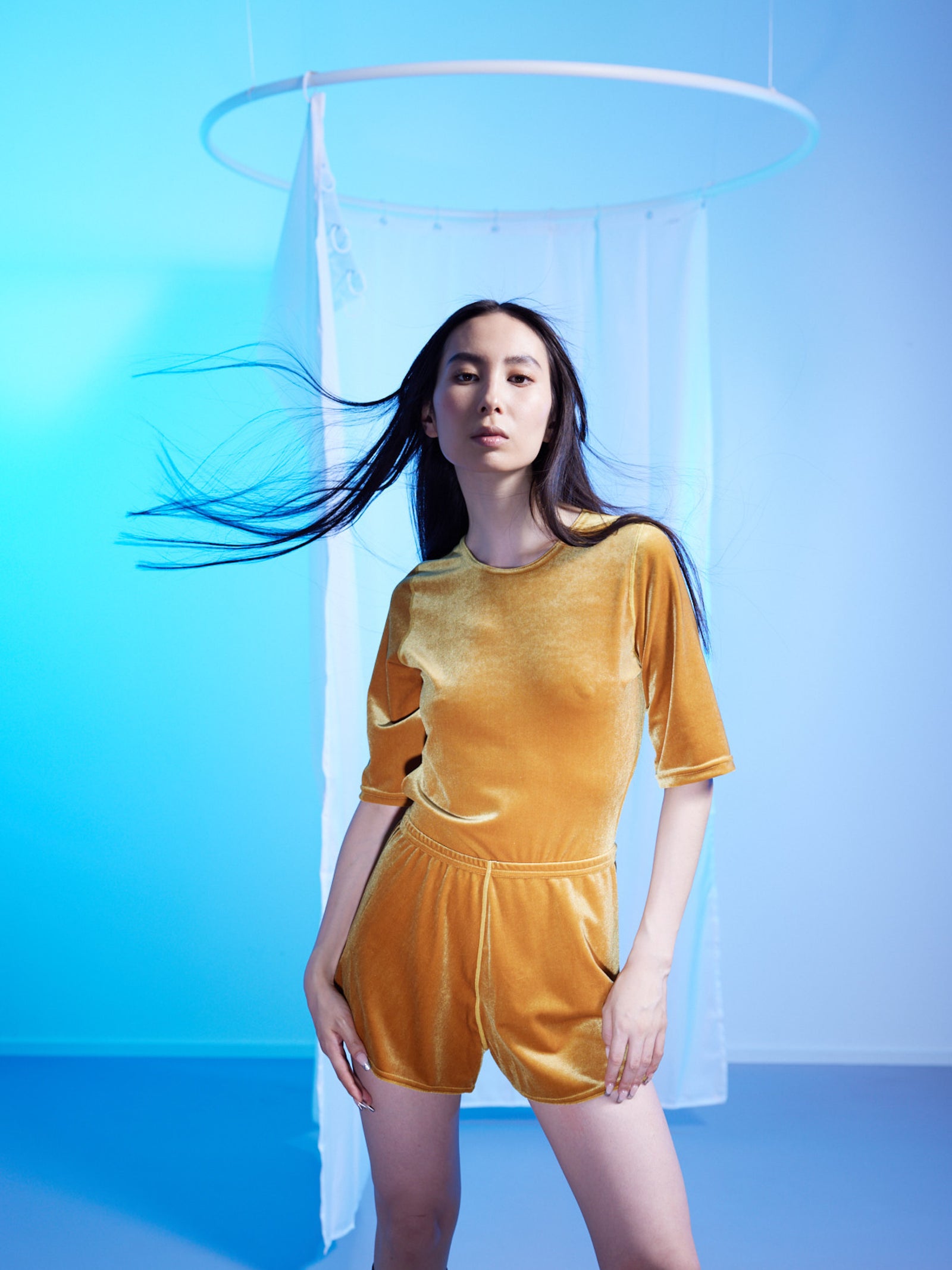 Velvet Body Open Back