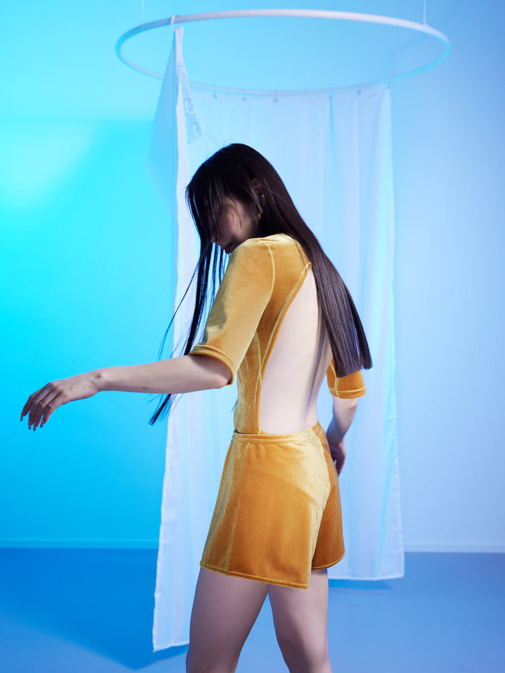 Velvet Body Open Back