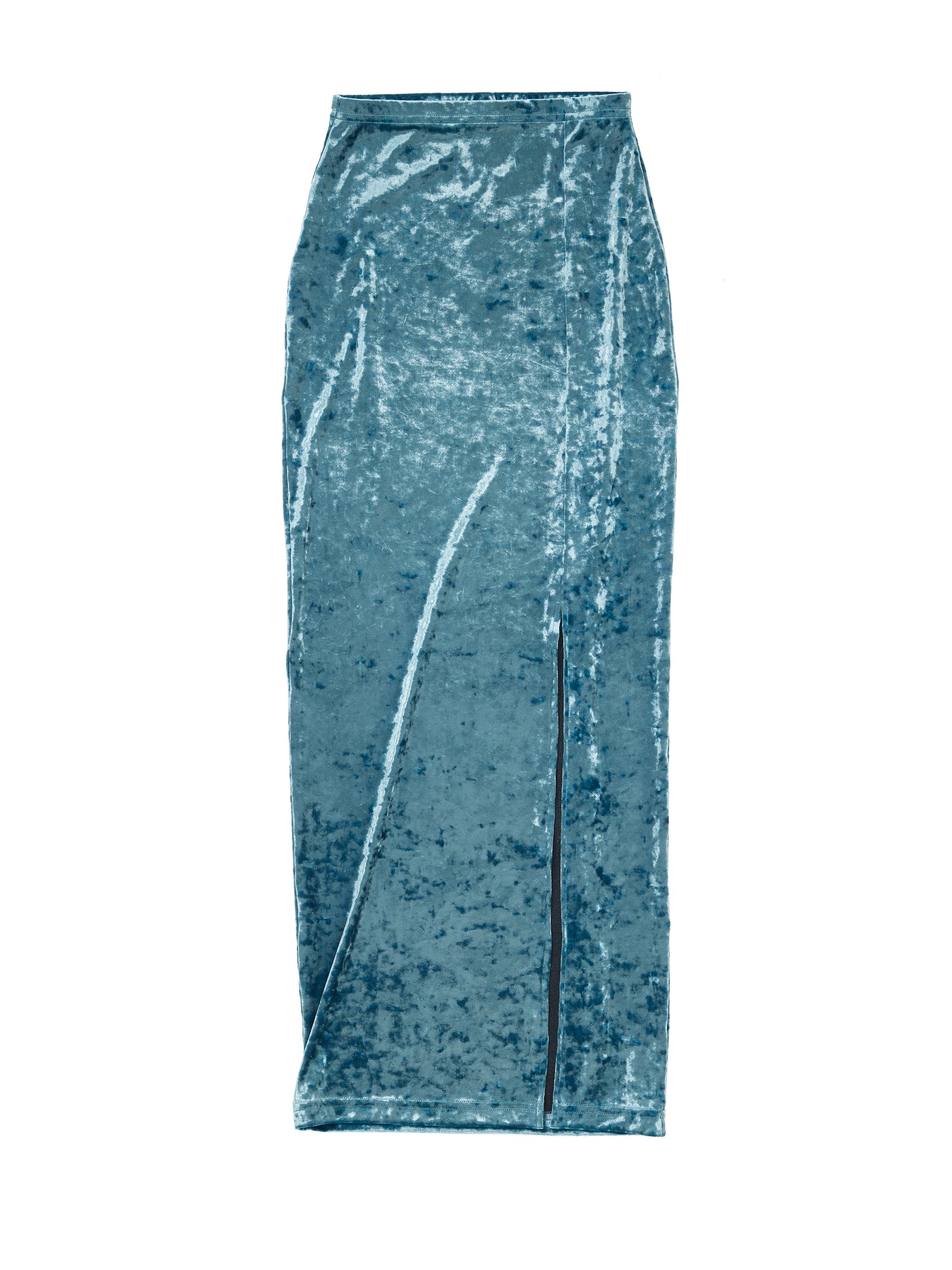 Simone Wild Hammered Velvet Long Skirt