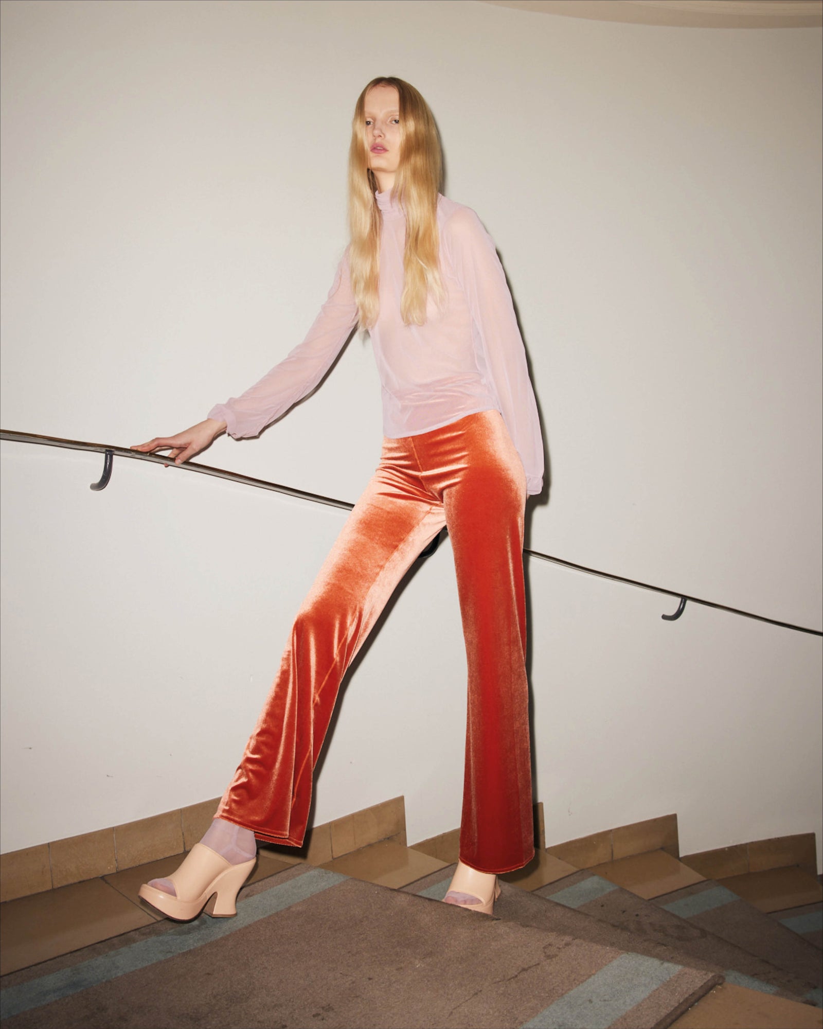 Pantalon à jambes larges