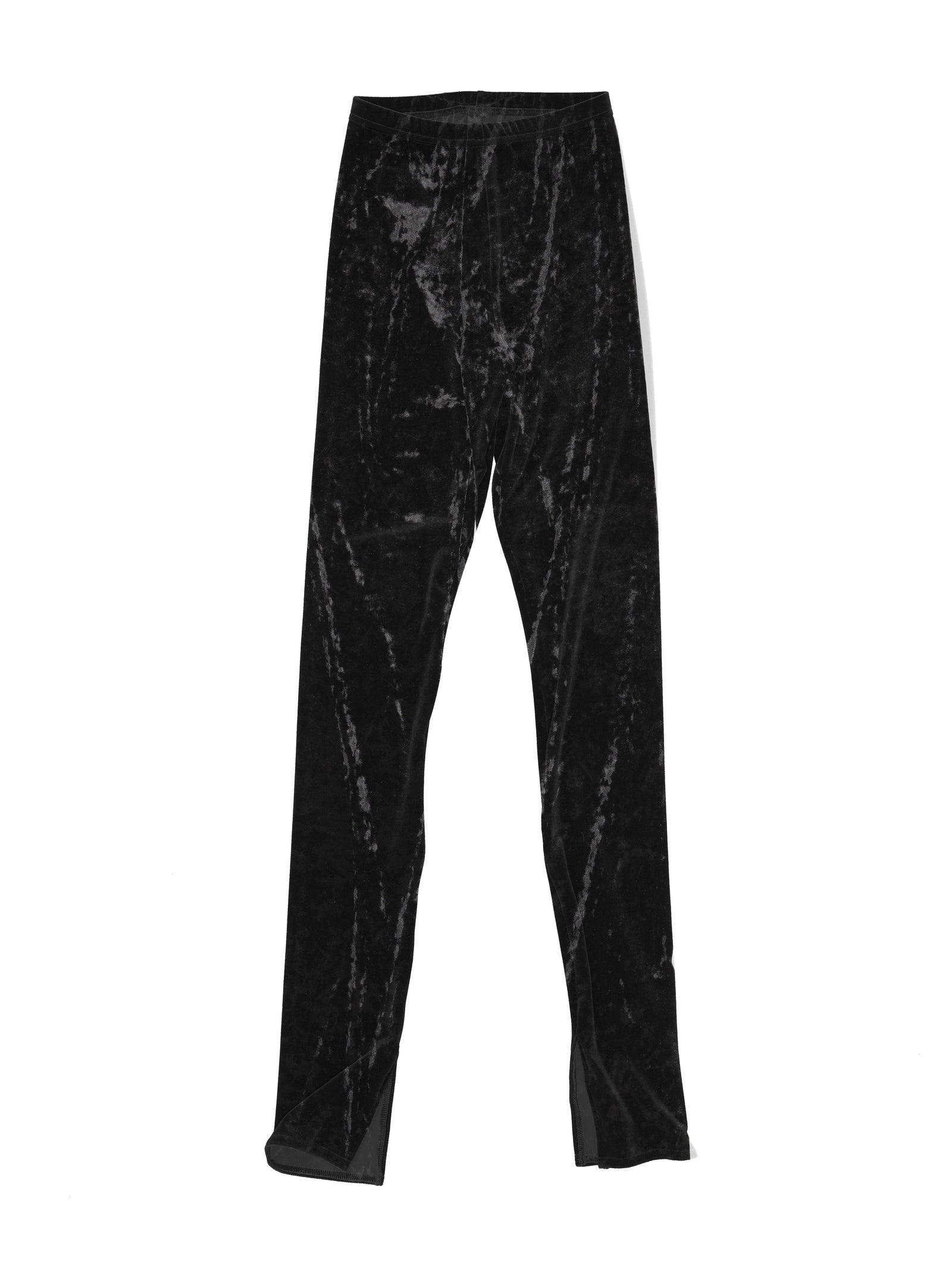 Hammered Velvet Slim Pants