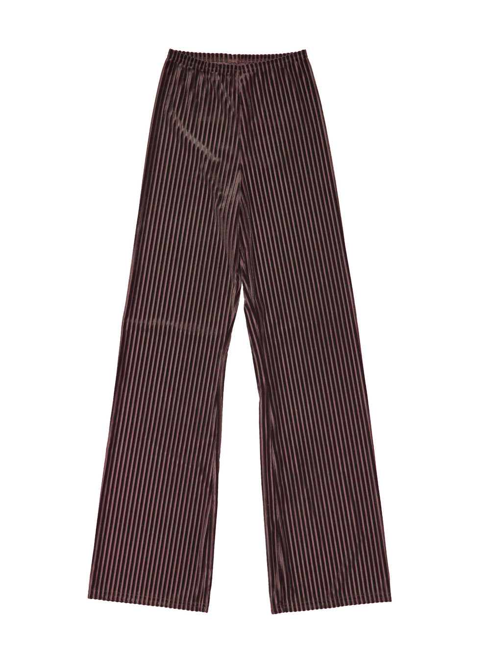 Rib Velvet Wide Leg Pants