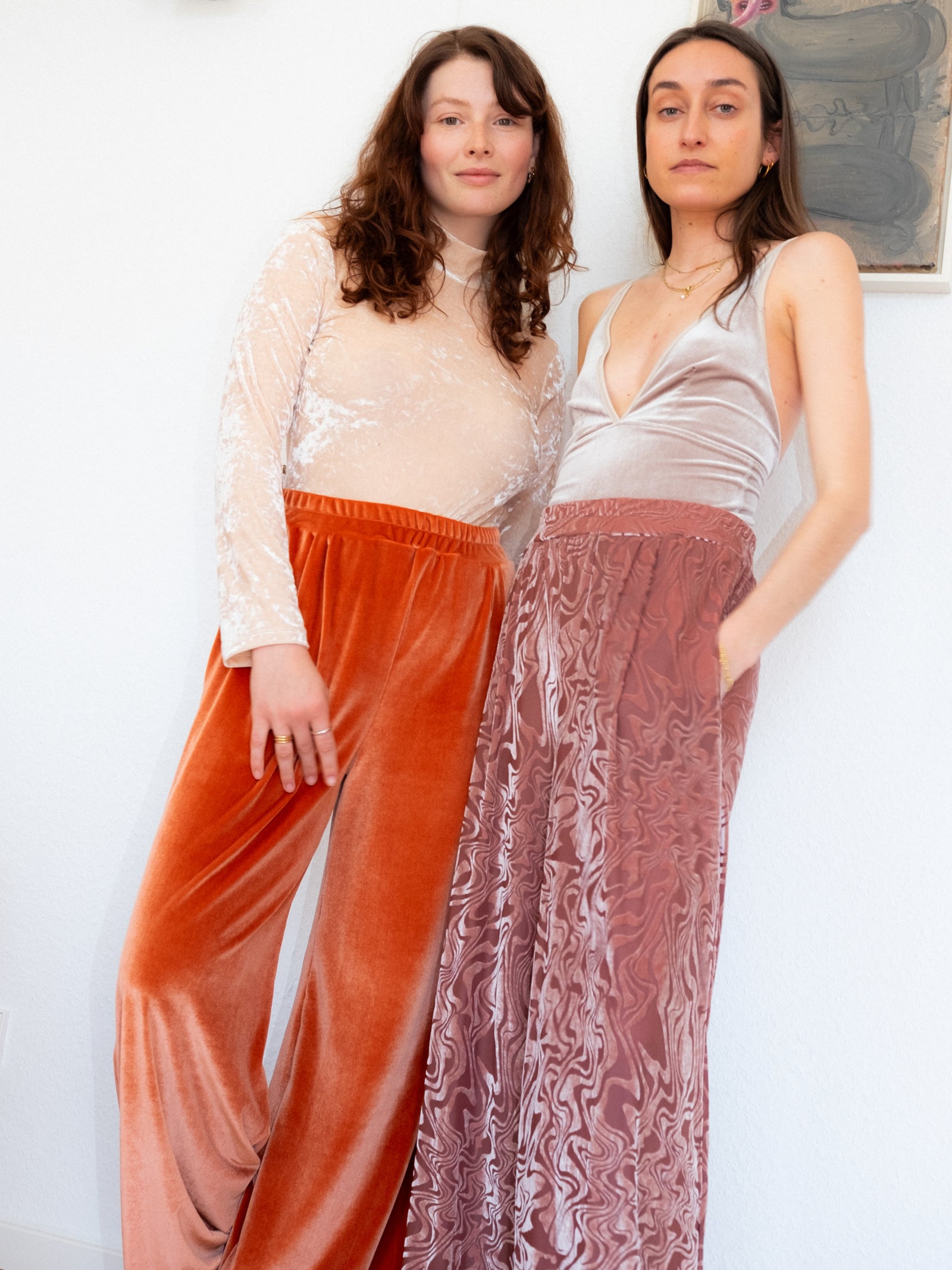 Velvet Pocket Pants Amber