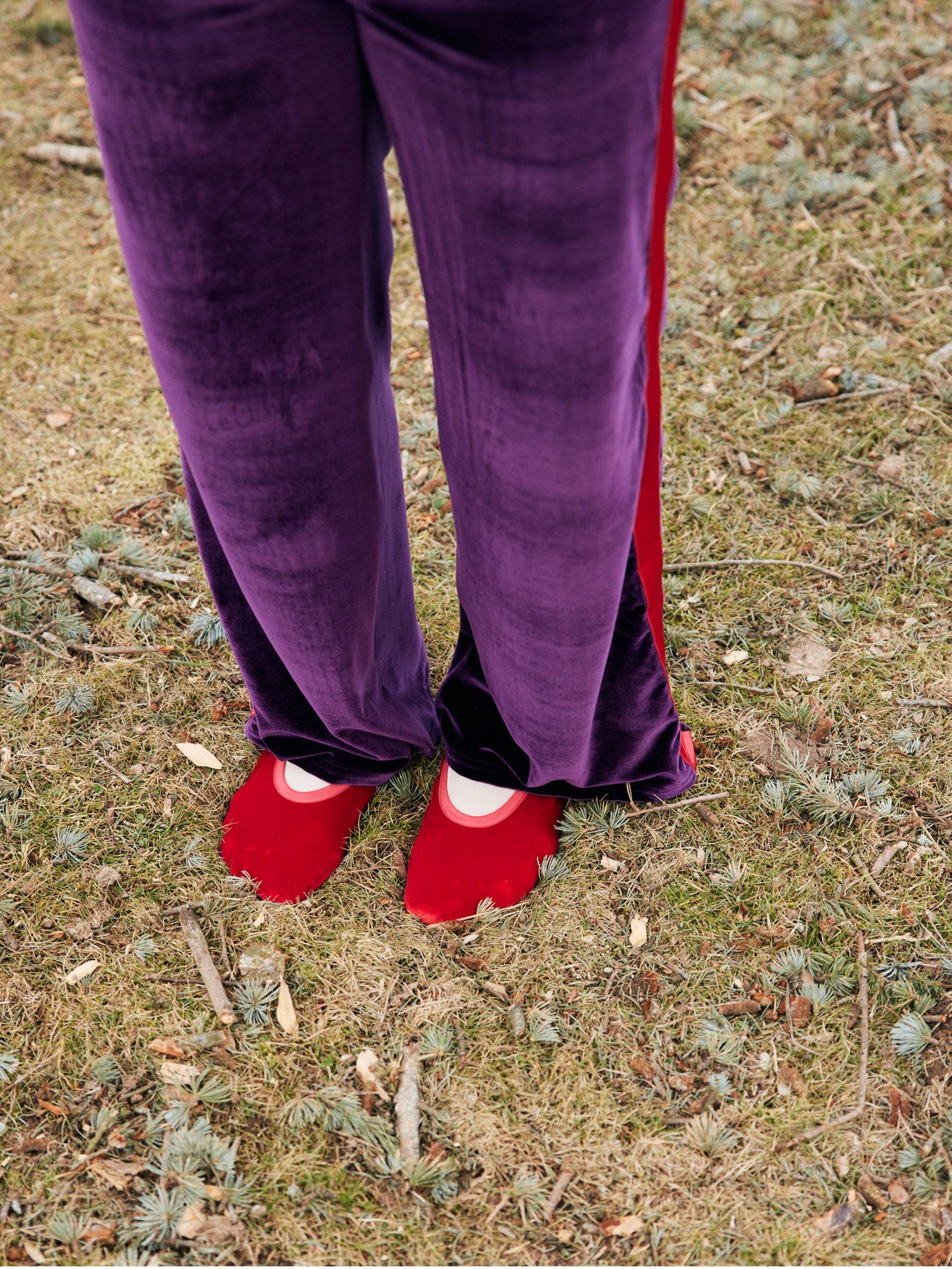 Velvet Ballet Slipper