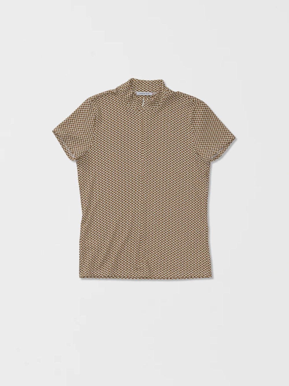 Gingham Tezip Tee