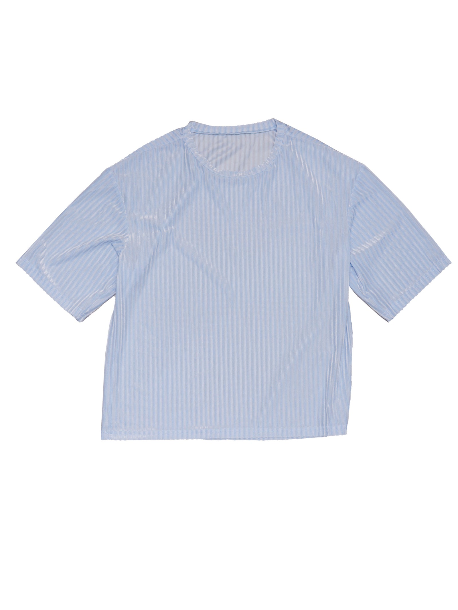 Rib Velvet Oversized Tee