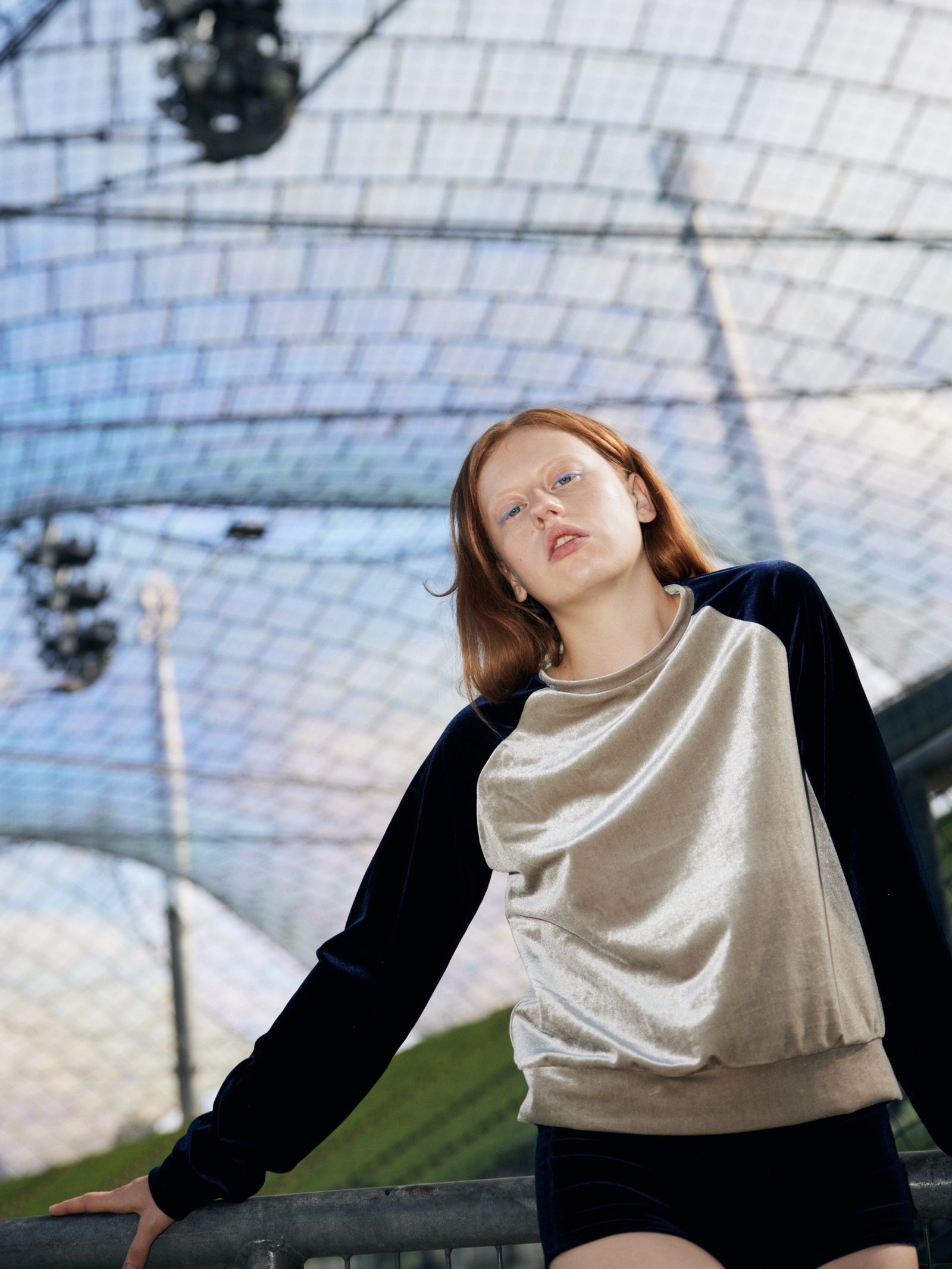 Velvet Raglan Sweater