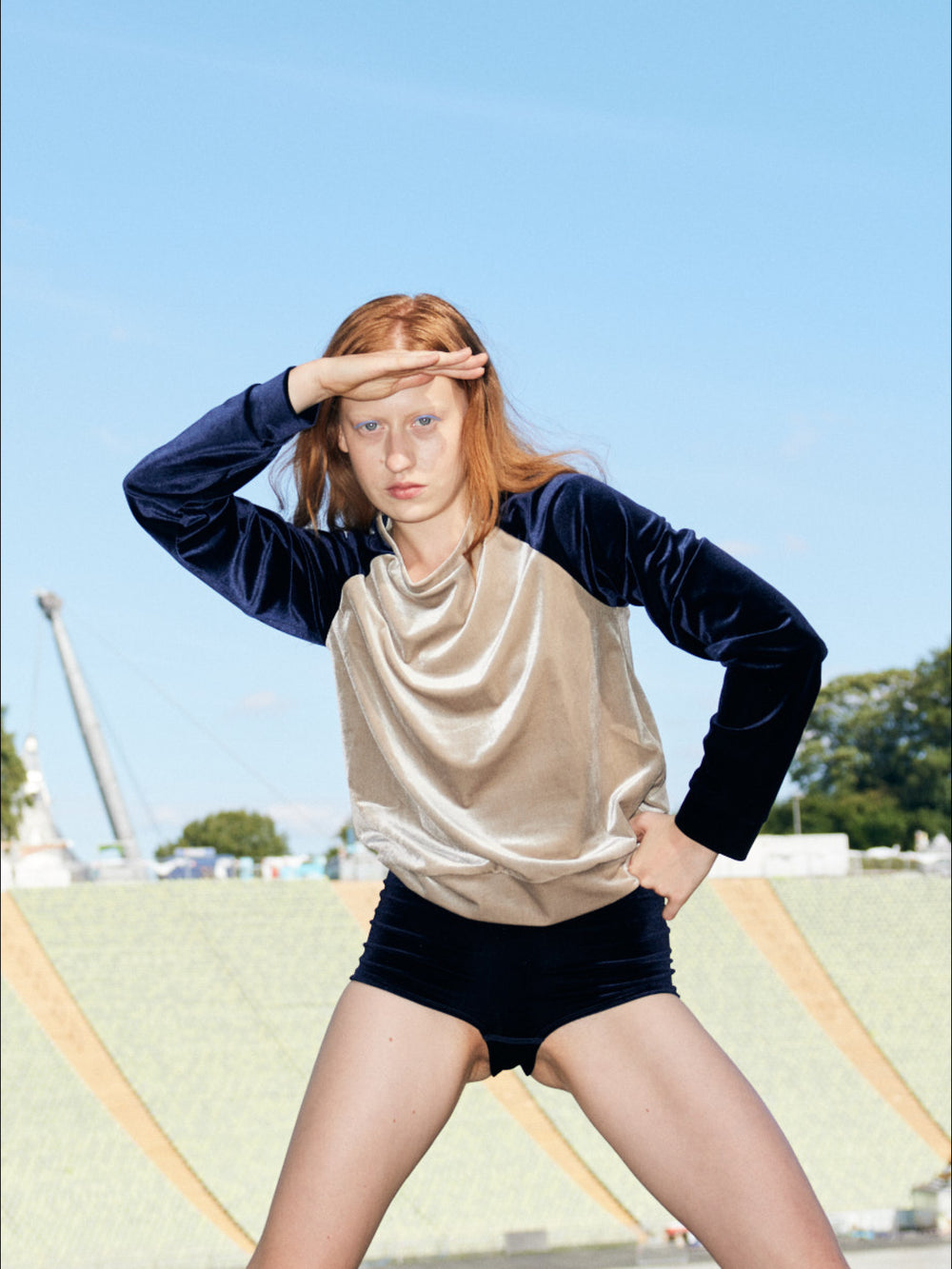 Velvet Raglan Sweater