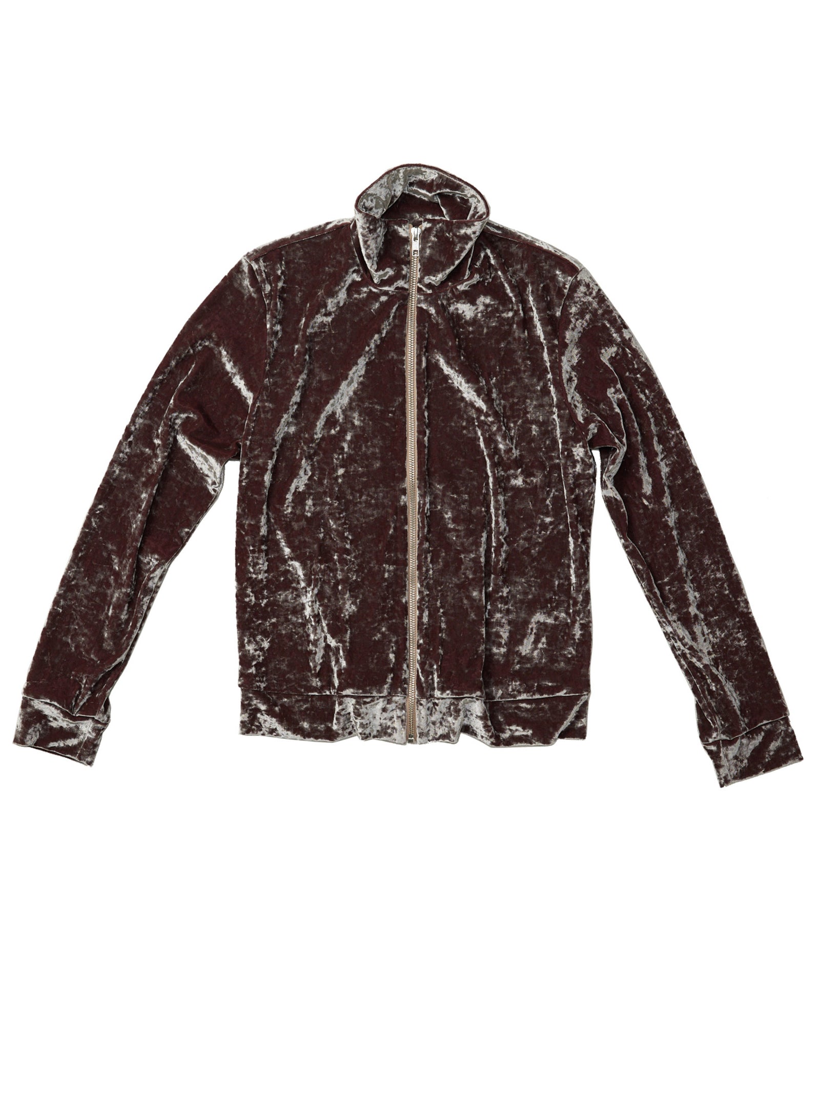 Simone Wild Hammered Velvet Zip Jacket