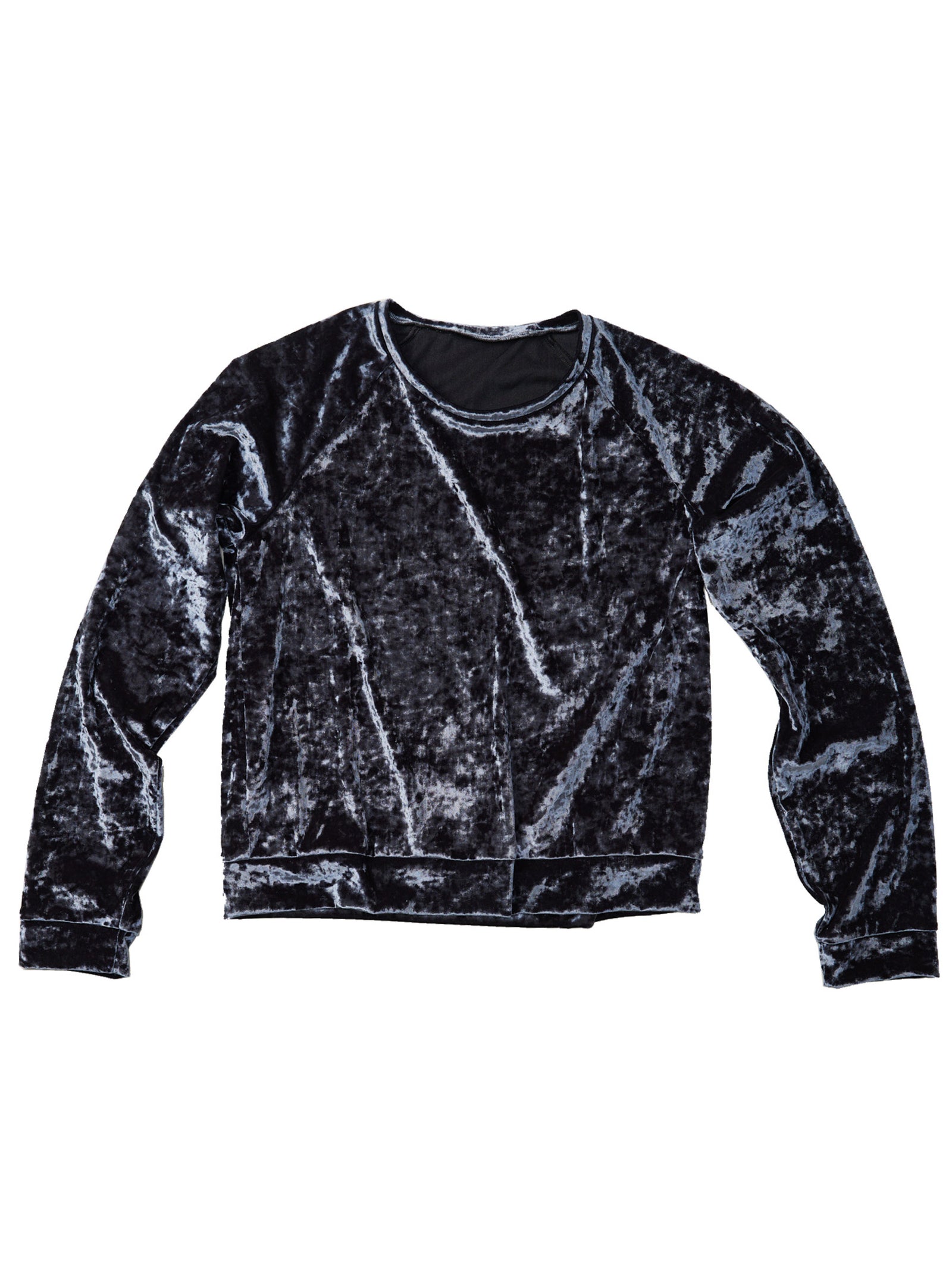 Simone Wild Hammered Velvet Raglan Sweater