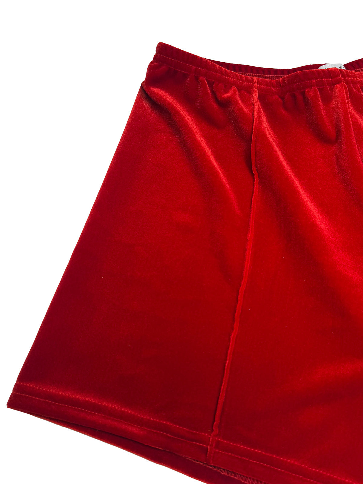 ベルベットトップステッチホットパンツ