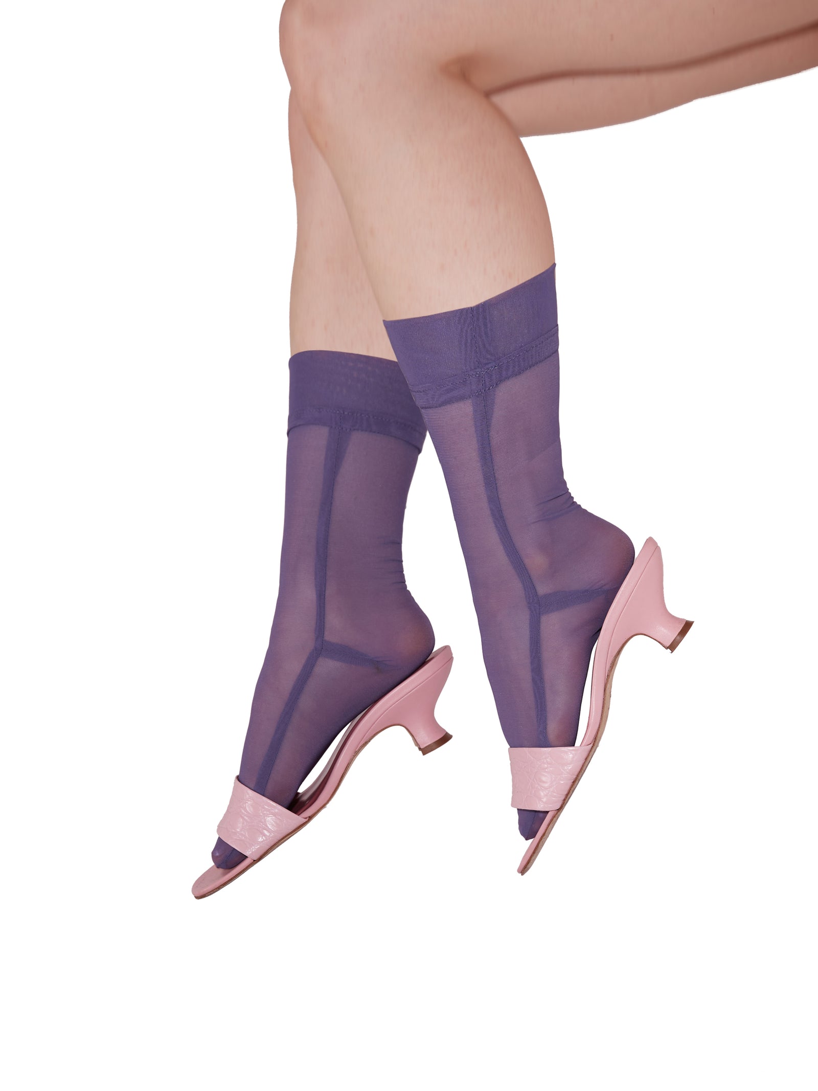 Simone Wild Tulle High Socks