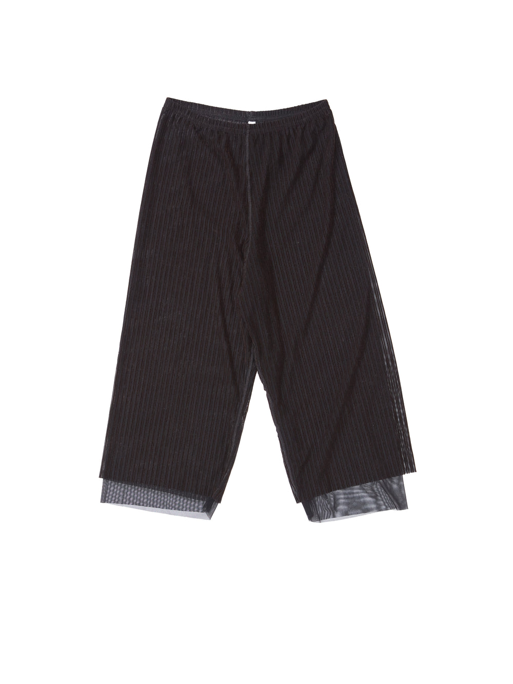 Net Print Capri Pants