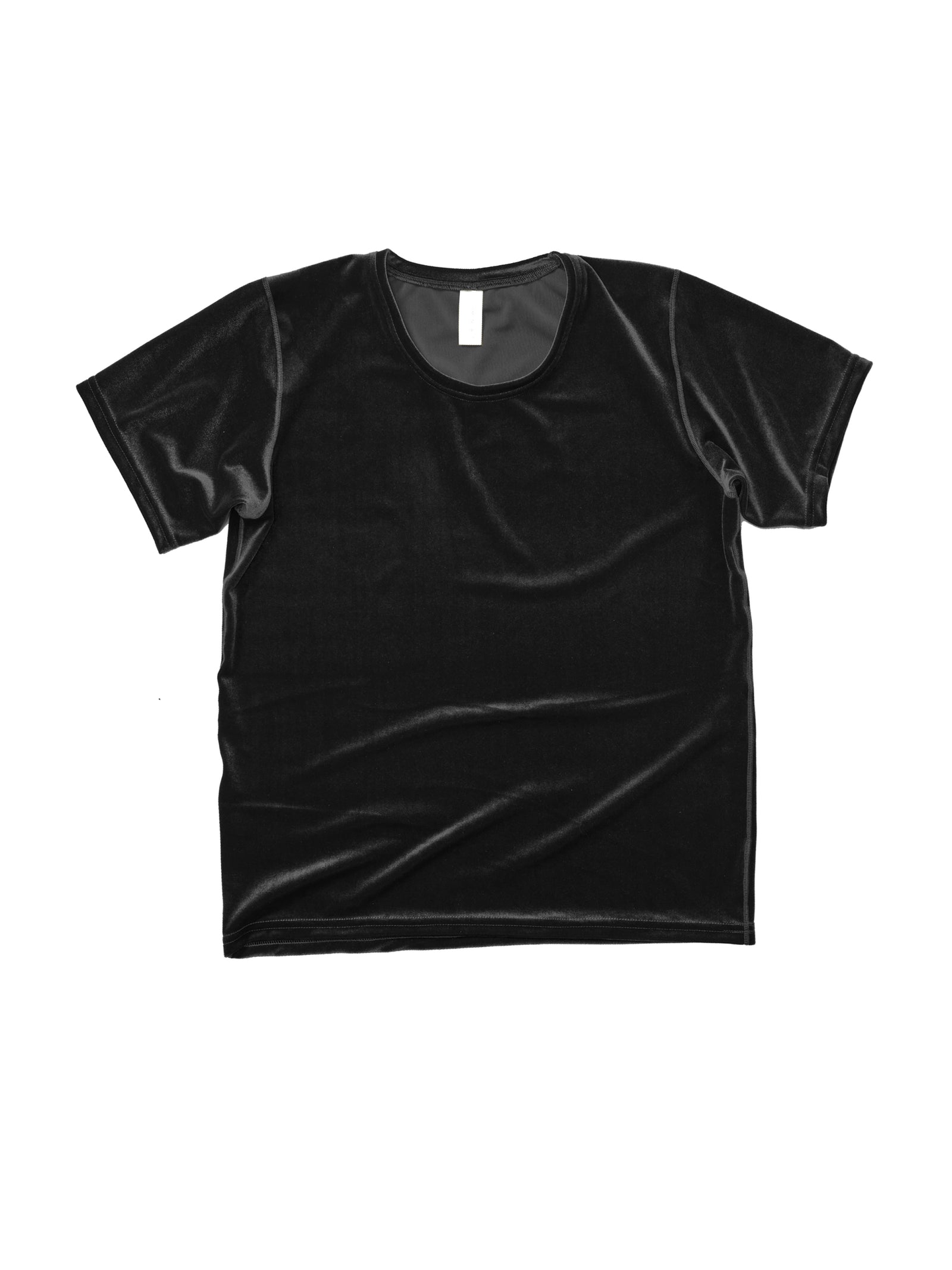 T-shirt Crop top Clothing Velvet, T-shirt, fashion, black png